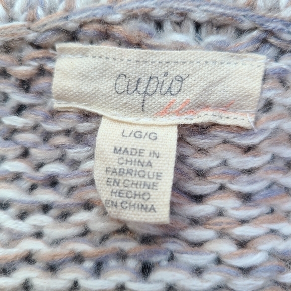Cupio Knit Gradient Color Block, Sweater, Size Large - Picture 8 of 9